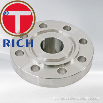 Slip Stainless Steel pada flange